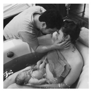 Ashlynn Yennie Instagram - Birthday Bath Pic 🛁 Holy Wow, they say it goes fast and yes, yes it does. Every year I take a birthday bath with Viv to celebrate her coming into this world … this year we barely fit in our tiny tub together, when I said smile she stuck her tongue out and there were a lot of naked Barbies that joined us 😂💓👻🥹 #mygirl #birthdaybath #tradition #waterbirth #birthdaysuit #thisisfour