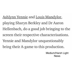 Ashlynn Yennie Instagram - Being an actor is vulnerable. We become other people, capture moments of their lives, then share those moment with the world. Then people watch those moments and tell you if they think it was good or not. Everyone has an opinion but the one that matters most is your own, don’t forget that. Getting reviews is a bizarre part of the business that I have never loved probably because it reminds me of school and being graded on an art project. Art is subjective, as it will always be, and why I love being an artist. 
For the very first time I have been given good reviews for my performance in @antidote_movie ... I still think it’s weird but I am celebrating the small victories as I worked REALLY fucking hard to deliver a good performance. Scroll over to read what others are saying ⚡️🎥🍾 #celebrate #grateful #hardwork