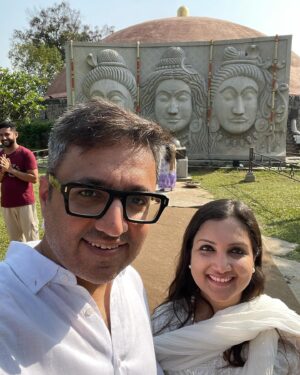 Ashneer Grover Instagram - Adiyogi and Dhyanlinga darshan on Maha Shivratri ! Divine. @adiyogi.official @madsj30