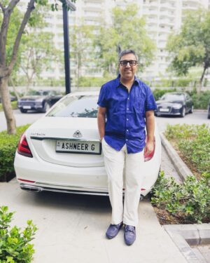 Ashneer Grover Instagram - The new number plate ;)