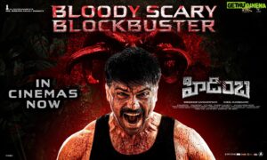 Ashwin Babu Instagram - Unexpected Thrill & Unforgettable Action ❤️‍🔥👊

The BLOODY SCARY BLOCKBUSTER #HIDIMBHA is in your nearest Theatres 💥