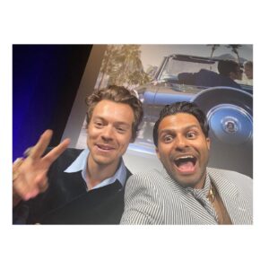 Asif Ali Instagram - ‘DONT WORRY DARLING’ - NYC IMAX Premiere! Go see it! (we had some fun 😉)