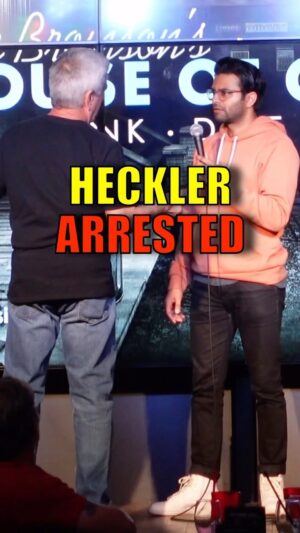 Asif Ali Instagram - This was crazy!!🤯 

#explore #comedy #heckler #arrested #jokes #funny