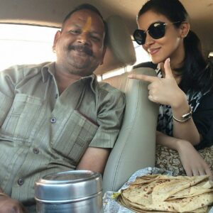 Asin Instagram - Krishnaji, my driver in Nashik, gets a dabba of home cooked food specially for me!! #sweetgestures #myhappymeal #AllisWell  #outdoorschedule #gharkakhaana