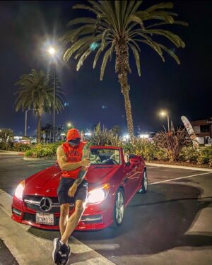 Askar Mozharov Instagram - I love red color 🤙#huntingtonbeach #losangeles #sandiego #lasvegas #mersedes #sport