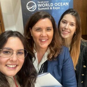 Assunção Cristas Instagram - Depois de ter acolhido o World Ocean Summit, da revista Economist, em 2015, é um gosto participar em Lisboa nesta nova edição, finalmente presencial. Aqui, muito bem acompanhada pela Manuela Bocayuva e pela Carolina Vaza.