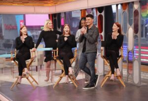 Athena Levesque Instagram - This was how we felt all day at @goodmorningamerica. Thank you @makeupbymario for being so lovely and showing us how it’s all done! Thank you @keke and @strahanandsara, we LOVED you guys! Til next time!
.
.
.
.
#triplets #livetv #tv #twins #model #modeling #gma #abc #makeup #makeupbymario #mua #hair #hairstylist #daytimetv #nyc #timessquare #nycmodel #contour #identicaltriplets #scoutme #talkshow #beautyblogger #kimkarashian #kardashain #kuwtk