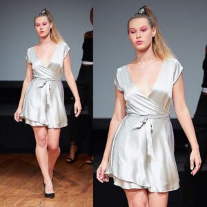 Athena Levesque Instagram - Look 9. SS 19 NYFW Collection. 
@levesqueclothing 
Levesquetriplets.com/clothing
#fashion #nyfw #runway