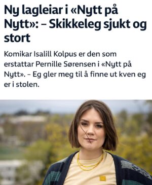 Atle Antonsen Instagram - Spennende valg! Regner med folk gir henne litt tid til å vokse inn i og beherske rollen. Vi ønsker lykke til, vi. @nyttpaanytt @goldeninsta @tuftejo