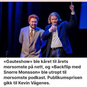 Atle Antonsen Instagram - Endring i gjære jo! Lidderlige og bramfrie Gauteshow er på forbilledlig vis med på å vende momentum og gjeninnjekke humor-orbit. Veldig godt å se at komedien hos de unge, lovende nå omsider fravristes de klammes klamme grep og frigjør seg fra fjollotequet som forsøker å tvinge hele vår  idé i kne. Den knugende og sterkt begrensende frykten for represalier er kanskje omsider, sent, men godt i ferd med å ta kvelden. Lovende er det i hvert fall. Det og de. Topp underholdning fra store talenter. Viva la Ingen Grenser. @guccigaute @snorresnorresnorre @selmamoren
