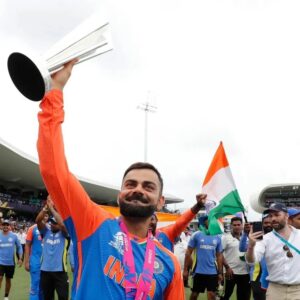 Atul Kochhar Instagram - "Champions at heart, winners on the field! 🏆🎉 Congratulations, Team India!”
Proud of Team Blue 🇮🇳🤗 What a match it was!! From nail biting moments to winning streak.
A true display of skill and teamwork.
.
.
.
.
Images credit: BCCI official website 

[ India T20 World Cup World Champions Victory ]
