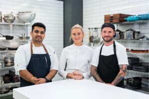 Atul Kochhar Instagram - Tune in tonight to watch @chefashok_sharma take on @greatbritishmenu’s mains and desserts! 👨‍🍳

Having scored a nine and an eight for last night’s starter and fish, Ashok is now facing off against two of the region’s finest chefs to impress veteran judge @rogan_simon for London and the South East.

Find out how he gets on from 8pm on @bbctwo, or catch up on @bbciplayer, in honour of @teamgb at the @paris2024 @olympics and @paralympics 🙌

#GreatBritishMenu #Paris2024 #Olympics #Paralympics #BBC