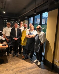 Atul Kochhar Instagram - What a night @kanishkamayfair. Thank you @hodsonandco @cyrustodi @chefviveksingh @rimmersimon for you time, passion and love for our common beloved charity @hospitalityaction ! We not only raised some good money, we also made lot people very happy with our cooking skills. 

Thank you my brothers for coming together to give a lift and put smiles on the faces of many families who rely on @hospitalityaction. 

Big thanks to all the patron and suppliers who helped us with this amazing cause.

#atulkochhar #atulkochharrestaurants #chefatulkochhar #hospitalityaction #kanishkamayfair #michelinstarchef #charityevent #charitydinner