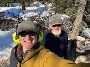 Atz Lee Kilcher Instagram - Trying to keep up with my dad @atzkilcher is what keeps me young, working hard in nature is our greatest bond. 76 yrs young and going STRONG! Way to go pops, couldn’t be prouder of how far you’ve come and how much you’ve grown. 

#lifegoals #fatherandson #nature #preciousmoments #Alaska #hope