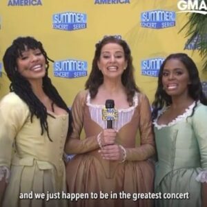 Aubin Wise Instagram - GMA SUMMER CONCERT #hamiltonongma
