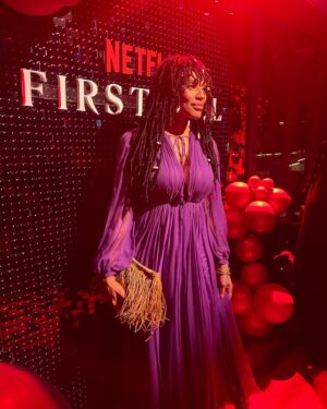 Aubin Wise Instagram - I can’t stop thinking about one of the best nights of my life! Thank you so much to @maisonvalentino @kpreiss  for making me feel and look like a queen. The @yourofficialfirstkill party was EPIC thanks to @netflix for making it so special. ✨ I couldn’t be more grateful 🥹