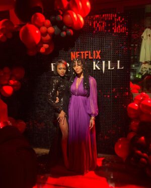 Aubin Wise Instagram - I can’t stop thinking about one of the best nights of my life! Thank you so much to @maisonvalentino @kpreiss  for making me feel and look like a queen. The @yourofficialfirstkill party was EPIC thanks to @netflix for making it so special. ✨ I couldn’t be more grateful 🥹