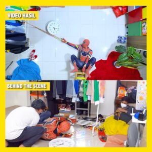 Aulion Instagram - 🕸🕷SPIDERYON! 🕷🕸 full video ada di youtube, #ReactYon eps 5 yah! Selamat nonton!