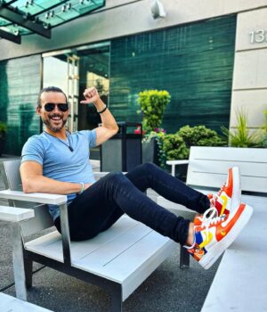 Austin Jenkins Instagram - I am a HUGE Crash Bandicoot fan, so to say I’m excited for the launch of Crash Team Rumble would be an understatement! A massive thank you to @crashbandicoot & @solesbysir for these amazing custom shoes! Crash Team Rumble is out NOW on Xbox Series X/S, Xbox One, PlayStation 5, & PlayStation 4! #ad