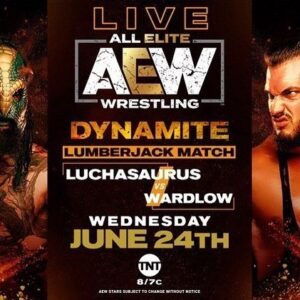 Austin Matelson Instagram - As an historian I can objectively say that Wednesday night live on @aewontnt it will be the greatest lumberjack match in dinosaur history #aew #lumberjack #mastersdegree #historicalaccuracymatters
