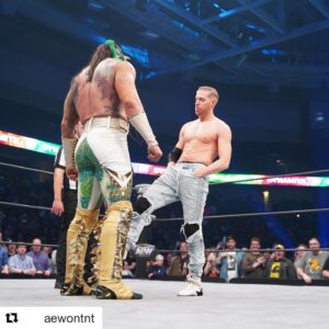 Austin Matelson Instagram - And I thought surviving the meteor was difficult...#Repost @aewontnt with @get_repost
・・・
@orangecassidy is absolutely ruthless 😖