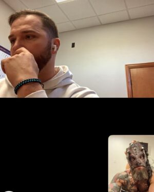 Austin Matelson Instagram - Last Wednesday on #aewdynamite I was left handcuffed and scarred by barbed wire. This week im at home recovering thanks to @drsam.wagz 

Watch @aew dynamite tonight live on TBS