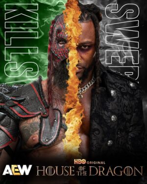 Austin Matelson Instagram - The AEW World Champion knows a bit about pressure...

@swerveconfident battles @luchasaurus TONIGHT when #AEWDynamite is LIVE on TBS at 8/7c in a match presented by Season 2 of the @HBO Original Series @houseofdragonhbo 

#HOTDS2 premieres June 16 on @streamonmax