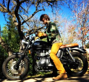 Austin Nichols Instagram - My toys give me a lot of joy...
#triumphscrambler @triumphamerica @officialtriumph