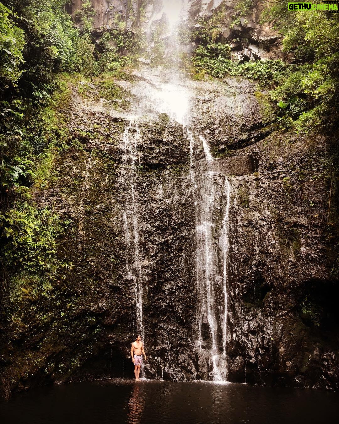 Austin Nichols - 8.8K Likes - HANA, MAUI. August 2018. We had this waterfall all to ourselves while most people just took pictures from the road. Roll up your sleeves. Get dirty. Get scraped up and bloody. Fall down. You will find something great when you do. 📷 @hassieharrison