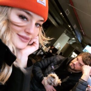Austin Nichols Instagram - This little creature came into my life two years ago and left tiny little paw prints on my heart. Those have turned into dinosaur footprints. She belonged to @hassieharrison . But she always gave the mornings to me. She woke me up. She begged me for breakfast. She barked until I took her on a walk. And then we would sit on the stoop and soak up the morning sun. Hassie gave her so many unique nicknames. My favorites were WockyMoly. Leetle. The Missus. Grimer. Guggenheimer. Grouper. Mama. Trinket. Coconut. And Blinkers. I crumble every time I think of her scratching at my leg when I was making dinner. And that I won’t be able to feel that again. I wish you all could have seen her turn into a Track Star the second her paws touched carpeted hotel hallways. She lived for that traction. The day she left us California had its biggest earthquake in 20 years. She was an earth shaker.  The unforgettable Cocomeaux.