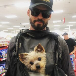 Austin Nichols Instagram - This little creature came into my life two years ago and left tiny little paw prints on my heart. Those have turned into dinosaur footprints. She belonged to @hassieharrison . But she always gave the mornings to me. She woke me up. She begged me for breakfast. She barked until I took her on a walk. And then we would sit on the stoop and soak up the morning sun. Hassie gave her so many unique nicknames. My favorites were WockyMoly. Leetle. The Missus. Grimer. Guggenheimer. Grouper. Mama. Trinket. Coconut. And Blinkers. I crumble every time I think of her scratching at my leg when I was making dinner. And that I won’t be able to feel that again. I wish you all could have seen her turn into a Track Star the second her paws touched carpeted hotel hallways. She lived for that traction. The day she left us California had its biggest earthquake in 20 years. She was an earth shaker.  The unforgettable Cocomeaux.