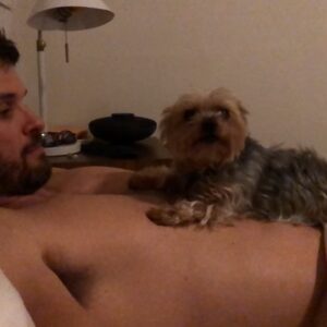 Austin Nichols Instagram - This little creature came into my life two years ago and left tiny little paw prints on my heart. Those have turned into dinosaur footprints. She belonged to @hassieharrison . But she always gave the mornings to me. She woke me up. She begged me for breakfast. She barked until I took her on a walk. And then we would sit on the stoop and soak up the morning sun. Hassie gave her so many unique nicknames. My favorites were WockyMoly. Leetle. The Missus. Grimer. Guggenheimer. Grouper. Mama. Trinket. Coconut. And Blinkers. I crumble every time I think of her scratching at my leg when I was making dinner. And that I won’t be able to feel that again. I wish you all could have seen her turn into a Track Star the second her paws touched carpeted hotel hallways. She lived for that traction. The day she left us California had its biggest earthquake in 20 years. She was an earth shaker.  The unforgettable Cocomeaux.