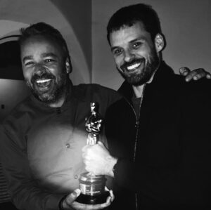 Austin Nichols Instagram - My college roommate Evan Hayes won an Oscar y’all. I met him when he was a cinema major at USC. And now he has a statue for @freesolofilm. If you haven’t seen Free Solo, treat yourself.