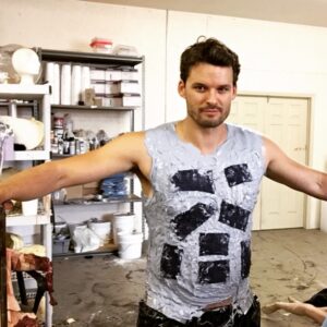 Austin Nichols Instagram - Throwback to when we had to make a protective chest shield so when Negan stabbed Spencer, I didn’t really get stabbed.  #thewalkingdead #guts