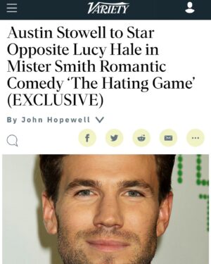 Austin Stowell Instagram - Excited to reunite with @lucyhale on this funny and steamy script! Packed my suitcase with heart warming but might need a Kleenex vibes and the dvd box set of Notting Hill, Bridget Jones’ Diary, and How To Lose A Guy In 10 Days. #hughgrantschoolofacting