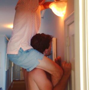 Austin Swift Instagram - Who needs a ladder when you've got friends like @colinpetrie