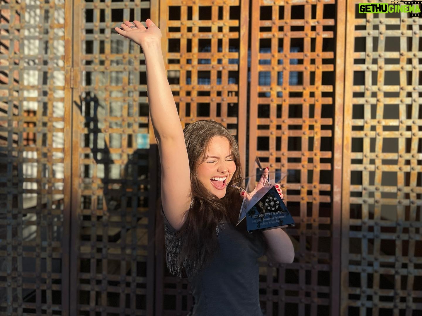Ava Acres - 837 Likes - So grateful to announce that I won the Breakthrough Performance Award at @twincitiesfilmfest !!🙏🏼THANK YOU Twin Cities & everyone who was involved in this wonderful festival. I feel blessed to have been given the opportunity to play such a dynamic character. It’s an honor to hear that No Right Way is making such an impact!❤️ @norightwaymovie