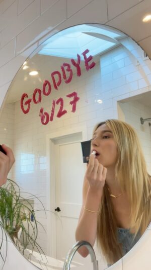 Ava August Instagram - My new single, “GOODBYE”, is coming out at 9 PM PT on June 27th! Link in my bio to pre-save 💋

#originalmusic #reels #newmusic #popmusic #avaaugust #songofthesummer