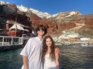 Ava Grace Cooper Instagram - I’M IN GREECE!🇬🇷💙☀️
#summer  #greece 
#vacation  #beach 
#santorini #crete 
#athens