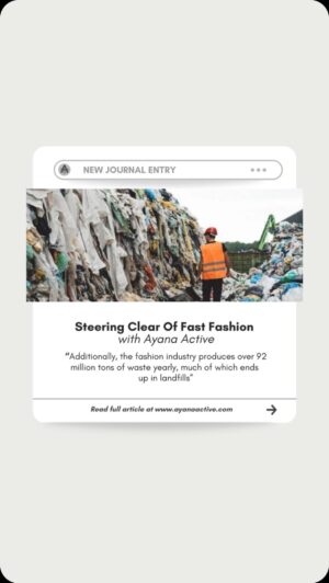 Ayana Ife Instagram - 💫 Follow along over the next two weeks to read more about how Ayana Active is tackling the current fast fashion model.

📖 Read our newest journal entry where we discuss the truth behind the impact fast fashion has on our environment. 

📌 Read the full article at www.ayanaactive.com or click the activewear link in bio!

•
•
•
•
#smallbusinessdevelopmentcenter #bucknellsbdc #sbdc #smallbusiness #smallbusinessdevelopment #entrepreneurialgrowth #ayanaactive #ayanaife #designerayana #projectrunway #modestfashion #modestfashionblogger #modesty #modestandmodern #modesta #modeststyle #modest #modestfashionista #blackowned #modestishottest #modestapparel #modestyisgorgeous #modestclothing #entrepreneurship #ecofriendly #modestsport  #danvillepa #speakerseries #bloomsburg #danvilledrive