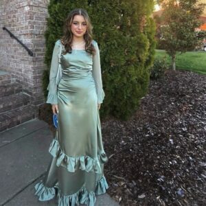 Ayana Ife Instagram - the final look 🪞💎

Ayana Ife Custom Prom Dress 2024

Fabric: @joann_stores 

•
•
•
•
•
•
#ayanaife #ayanaifegown #modestpromdress #modestformaldress #modestformalgown #modestprom #modestbride #ayanaactive #modestfashion #modestsport #hijabfashion #muslimfashion #mormonfashion #jewishfashion #fashionisforeverybody #imadeyourclothes #whomadeyourclothes #ootd #coast #womenowned #blackownedbusiness #hijabista #designerayana #projectrunway #modestfashionblogger #modesty #danvillepa #wilkesbarre #danvilledrive