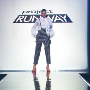 Ayana Ife Instagram - Tis the season for @projectrunwaybravo  @projectrunway 🥳 😱 🍀... One of my favorite challenges for #girlpower #womenempowerment This was the Warrior Woman Challenge with my beautiful @christinapalavra 💛