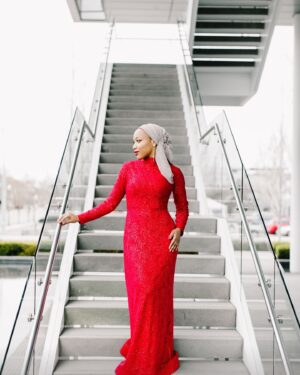 Ayana Ife Instagram - Eid Mubarak! May Allah increase your happiness, abundance and blessings. 

Dress by yours truly @ayanaife
Fabric @joann_stores 
📸 : @alexvalentephotography 

•
•
•
•
•
#eiduladha #eidaladha #eid #eid2024 #feastofsacrifice #modestbridesmaid #modestbride #modestbride #ayanaactive #modestfashion #modestsport #hijabfashion #hijabista #muslimfashion #mormonfashion #jewishfashion #fashionisforeverybody #imadeyourclothes #whomadeyourclothes #ootd #coast #womenowned #blackownedbusiness #hijabista #modesta #designerayana #projectrunway #modestfashionblogger #modesty #ayanaifebridemaid