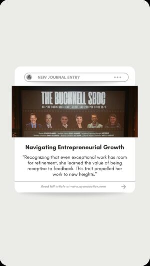 Ayana Ife Instagram - “This trait propelled her work to new heights”

📖 Read our newest journal entry where we discuss small business development and the seeking guidance as an entrepreneur 

📌 Read the full article at www.ayanaactive.com or click the activewear link in bio!

 •
•
•
•
•
#smallbusinessdevelopmentcenter #bucknellsbdc #sbdc #smallbusiness #smallbusinessdevelopment #entrepreneurialgrowth #ayanaactive #ayanaife #designerayana #projectrunway #modestfashion #modestfashionblogger #modesty #modestandmodern #modesta #modeststyle #modest #modestfashionista #blackowned #modestishottest #modestapparel #modestyisgorgeous #modestclothing #entrepreneurship #ecofriendly #modestsport  #danvillepa #speakerseries #bloomsburg #danvilledrive