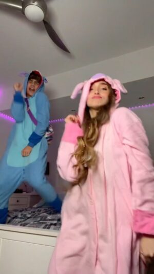 Ayden Mekus Instagram - THE DUO IS BACK!!!!🔥🔥 #dance #reels #bestie #bestiegoals #stitch