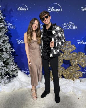 Ayden Mekus Instagram - It’s starting to look a lot like Christmas 🎄 Thank you for the invite @disneyplus @thesantaclauses