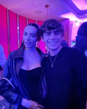 Ayden Mekus Instagram - What an AMAZING night at the White Fox After Hours event at Delilah West Hollywood! @whitefoxboutique @delilah @cldstyle 
•
@thekidlaroi Thanks for the fist bump 👊⭐️