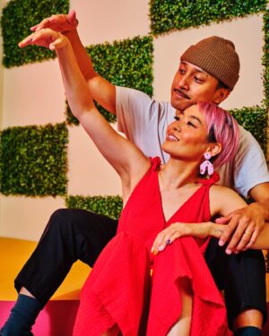 Aye Hasegawa Instagram - We had the honor and pleasure of being a part of the vision for our very creative and awesome friends @cashad & @strutz 🎨 

The amount of preparation, work and attention to detail by these two is phenomenal and inspiring. This project gave us the much needed energy, vibrancy and brightness to our lives☀️ Big thank you to the whole crew and everyone involved!🙇🏻‍♂️🙏🏽 Credits below💫

Art Direction   Production Design: @cashad 
Photographer   Retoucher: @strutz 
Movement Director: @haylieharwood 
Makeup Artist: @destinyhash and @blendbybrie 
Wardrobe Stylist: @bighairbigcity 
Fabrication Assist: @404_no_username and Owen
Lighting Assist: @stephen.panosian 
Digi: @danielbrittain_ 
Talent: @ayehasegawa @ang.d.anderson @shaunevaristo @haylieharwood 
Earrings: @studio.aye

#photography #design #art #dance #setdesigner #propstylist #movement #movementlifestyle #studioaye #shaunevaristo #ayehasegawa #losangeles