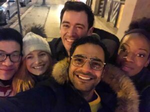 Ayisha Issa Instagram - #FbF To Season 1 shenanigans with these guys. 
@therealkennywong @lorleb @realjimwatson @hmzlhq @transplant
-
-
-
#transplant  #medicalshow #actorlife ##behindthescenes  #picoftheday #froends #2020