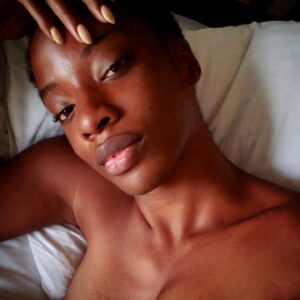 Ayisha Issa Instagram - ✌🏾🧠
.
.
.
.
.
.
.
.
.
.
#picoftheday #ebonyfitness #blackwomen #lips #skin #melanin #nails #femmedomme